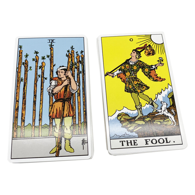 Karty tarota do druku w kolorze CMYK, karty tarota Baba Jolie