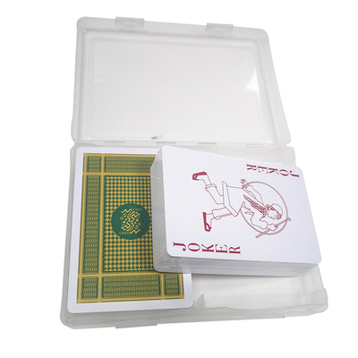 kupować 100 wodoszczelny PVC plastikowy poker wilkołak gra w karty gry karty plastikowe PVC z plastikowym pudełkiem online manufacture