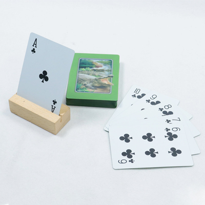 kupować 3D Efekt Wizualny Zwierzę gra w karty pokerowe Logo na zamówienie Pułka kart do gry Plastic Pvc online manufacture