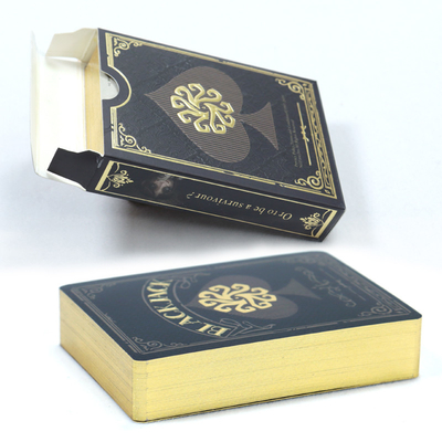 kupować Personalized Custom Gold Foil Luxury Playing Cards For Game Play Poker Set Item Cards online manufacture