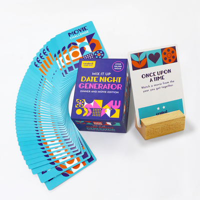 kupować CMYK kolorowe drukowanie na zamówienie Zabawny Mix It Up Date Night Kartki Gra dla mężczyzn i kobiet online manufacture