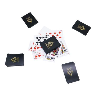 kupować Niestandardowe wzory Teksturowana folia złota Aniele Druk Poker Plastikowe karty do gry Bridge rozmiar online manufacture