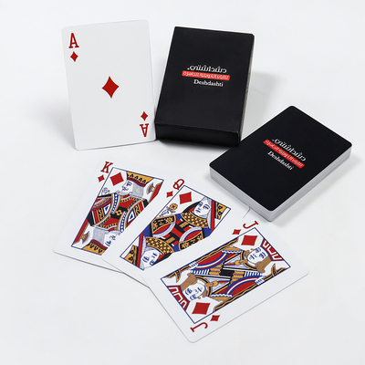 kupować Klasyczny i fajny Custom Czarny Teksas Plastic Playing Cards Drukowanie dla rynku arabskiego online manufacture