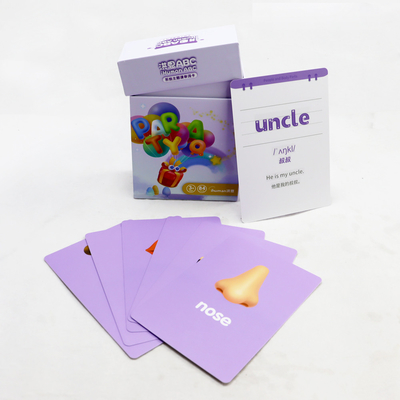 kupować Drukowane litery Flash Card Learning For Kids Custom Logo Design Inteligencja Zabawka online manufacture