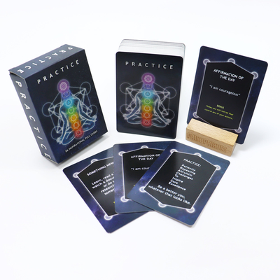 kupować CMYK lub PMS Drukowany inspirujący zestaw gier kart do aktywnej praktyki afirmacji online manufacture
