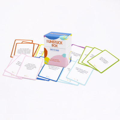 kupować Normal Printing Company Custom Team Question Discussion Card Game Design z 100 kartami online manufacture