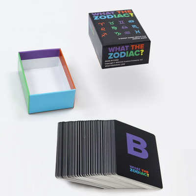 kupować Zodiac Matching Game Cards Set Custom Printing For Boy Girl Party Czarna karta picia online manufacture