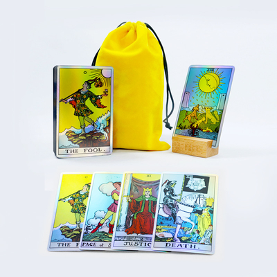 kupować Zindywidualizowane kolory PMS Karty do gry Tarot Pudełka z torebką z tkaniny online manufacture