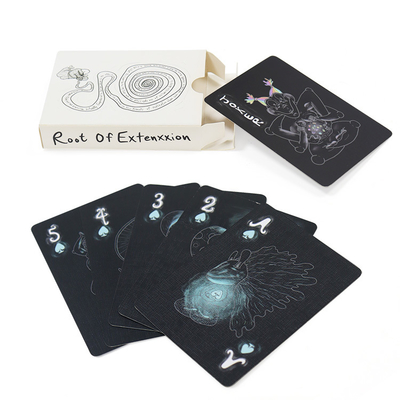 kupować Niestandardowy 4 rogu oznaczony magiczne karty do gry personalizowany pokerowy talii online manufacture