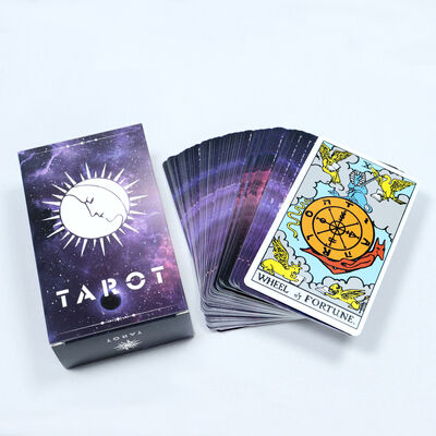 kupować Niestandardowe karty Tarot z CMYK 4 kolorowym drukiem offsetowym i podręcznik online manufacture