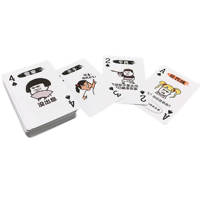 kupować Karty do gry PDF CDR do druku, karty do gry z emotikonami 63 * 88 mm online manufacture