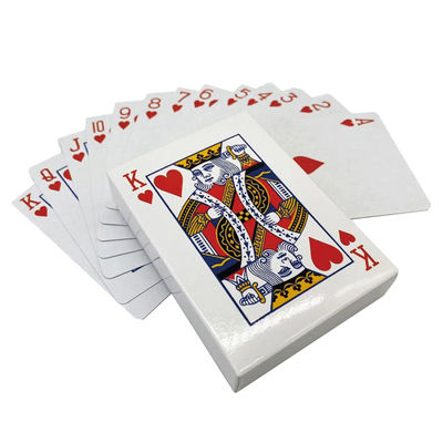 kupować Niestandardowe karty do gry Pvc, spersonalizowane karty pokerowe CMYK online manufacture