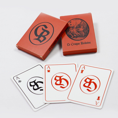 Cały kolor Logo Poker Gra w karty Gry dla dorosłych Różne języki