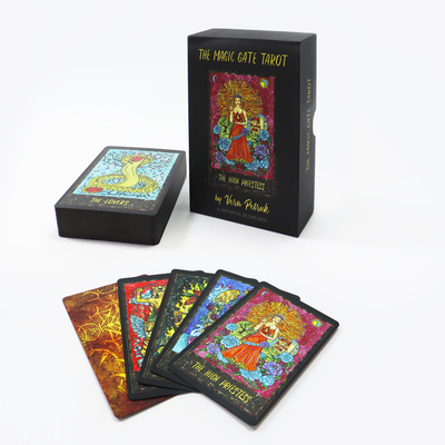 Najlepiej sprzedający się Wytwórnia Drukowanie na zamówienie Oracle Złota folia Deck Wysokiej jakości karty do gier planszowych z sztywnym pudełkiem