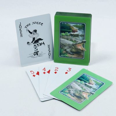 Niestandardowa drukarka 3D z motywem dinozaura pokerowa kartka graficzna dla dorosłych