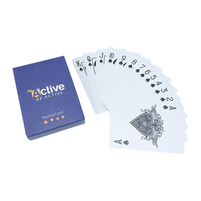 Glossy Lamination Poker Chip Cards 100% Materiał PVC Niestandardowe karty plastikowe z Kuwejtu