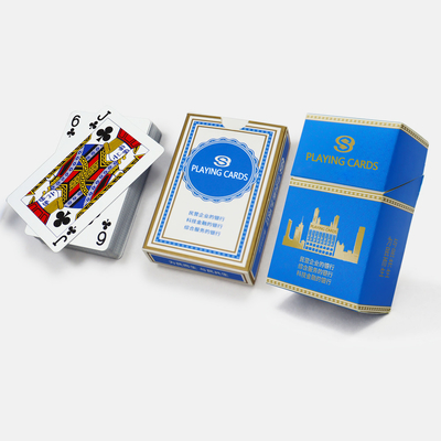 Zamówiona konstrukcja plastikowa papierosówka Dwie talii Poker Karty do gry Kultura korporacyjna