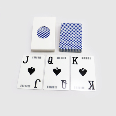 Niestandardowy projekt drukowane włoskie karty do gry Kasyno klasy Jumbo duży czcionek karty pokerowe