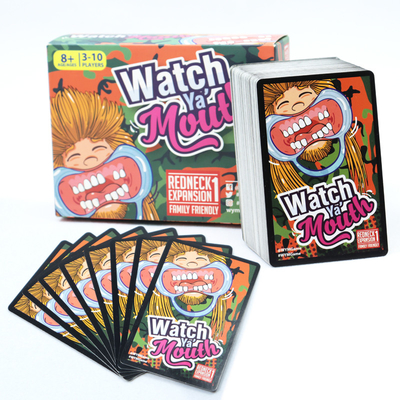 Papierowe Normal Watch Ya Mouth Gra planszowa OEM Kartki Flash Kartki Normal