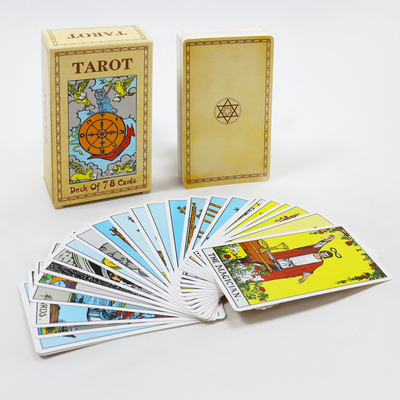 Niestandardowy zestaw kart Tarot z przewodnikiem