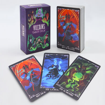 Zastosowany design ręcznie złoty design Kart do gry Tarot do sprzedaży