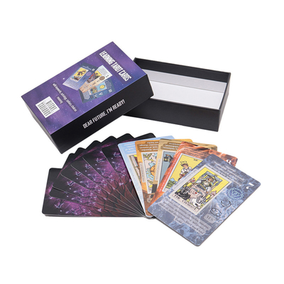 Klasyczne karty Tarot Unio Mystica z przewodnikiem Książka do drukowania logo